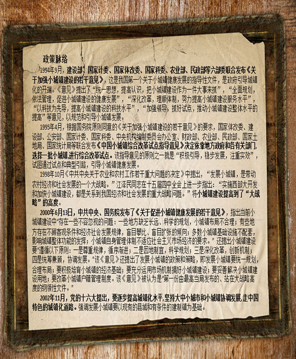 政策脉络 政策脉络